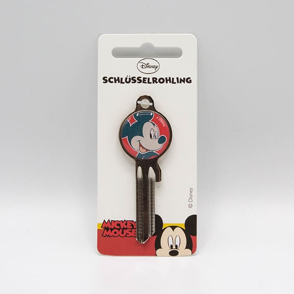 Micky Mouse von Disney als Ihren Zweitschlüssel mit Schlüsselrohlingen von Keys & More